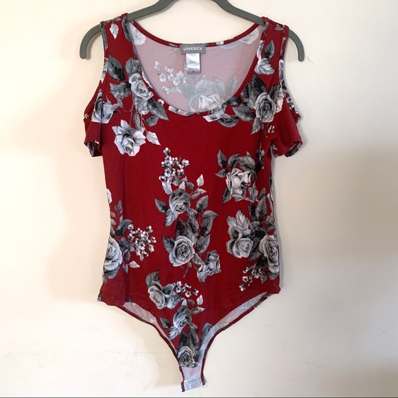 Lovesick by Torrid floral bodysuit - Picture 1 of 3